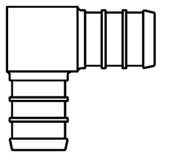 American Granby PEX Insert Brass 90 Elbow NL 3 4  X 1 2  Online now