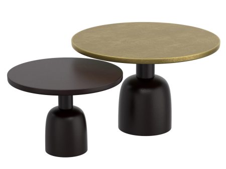 !nspire Ensemble de tables de salon Adira 303-102GL_BK For Sale