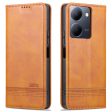 AZNS For vivo Y36 4G   Y78 (China) 5G PU Leather Wallet Case Flip Folio Viewing Stand Phone Cover Fashion